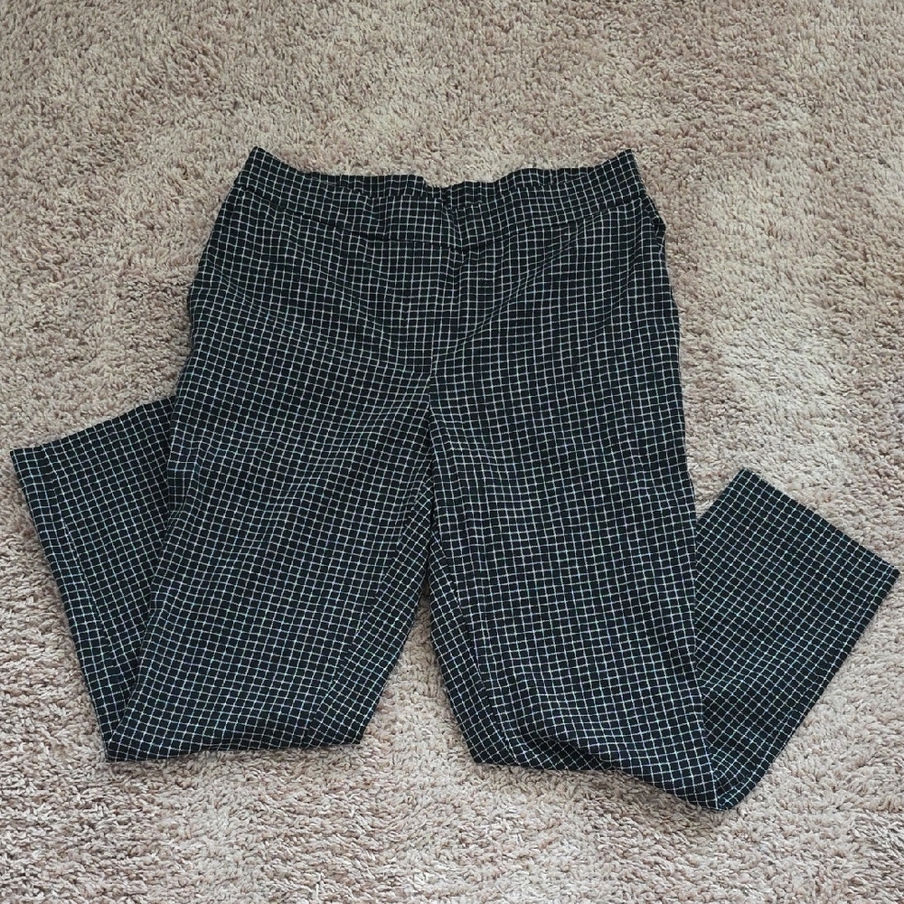 Black and White Checkered Pants